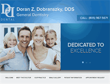 Tablet Screenshot of dzddental.com